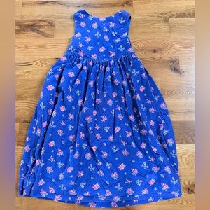 Vintage Laura Ashley Corduroy Floral Dress 💜 XS